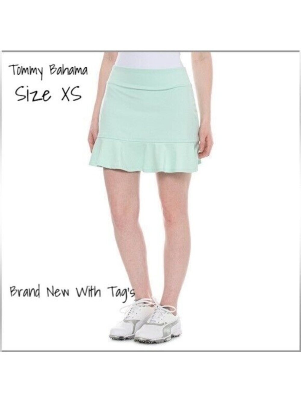 Tommy Bahama Golf Skort in Xtra Small XS Green New With Tag